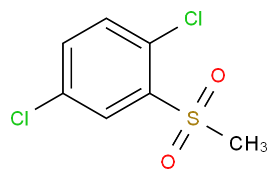 1,4-Dichloro-2-(methylsulfonyl)benzene_分子结构_CAS_66640-63-9)