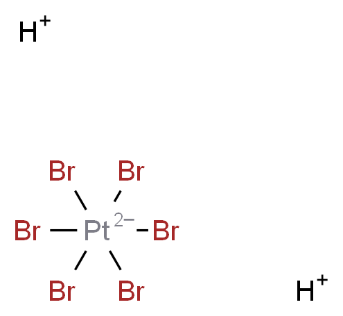 BROMOPLATINIC ACID NONAHYDRATE_分子结构_CAS_20596-34-3)