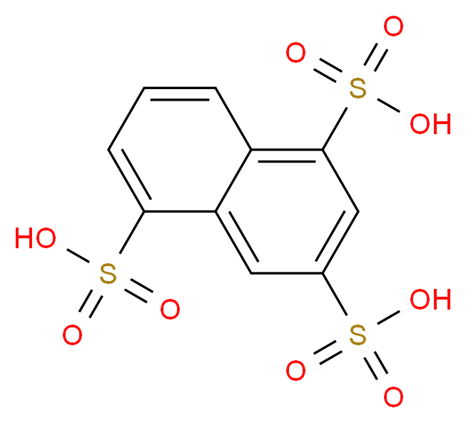 naphthalene-1,3,5-trisulfonic acid_分子结构_CAS_6654-64-4