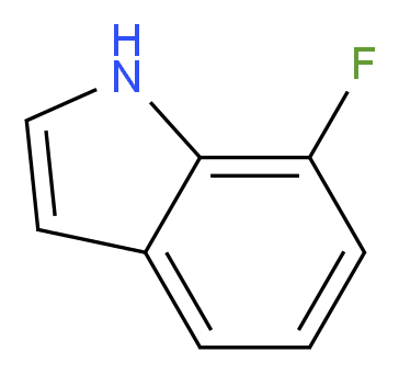 7-fluoro-1H-indole_分子结构_CAS_387-44-0