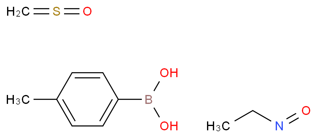 (4-methylphenyl)boronic acid; nitrosoethane; sulfinylidenemethane_分子结构_CAS_850568-76-2