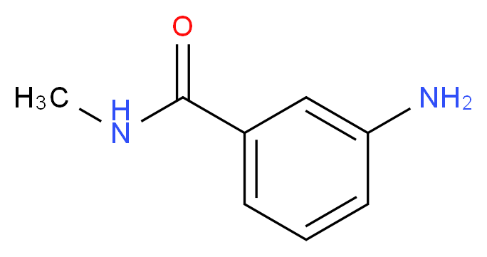 3-Amino-N-methylbenzamide_分子结构_CAS_25900-61-2)