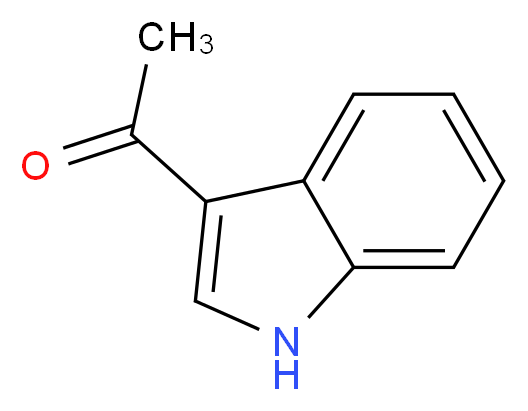 1-(1H-Indol-3-yl)ethanone_分子结构_CAS_703-80-0)