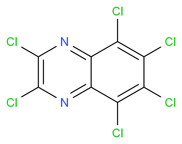 Hexachloroquinoxaline_分子结构_CAS_2958-88-5)