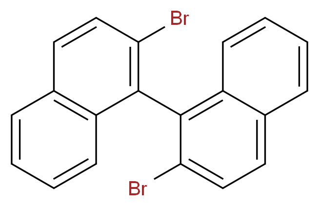 2-bromo-1-(2-bromonaphthalen-1-yl)naphthalene_分子结构_CAS_74866-28-7