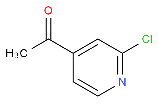 1-(2-chloropyridin-4-yl)ethanone_分子结构_CAS_23794-15-2)