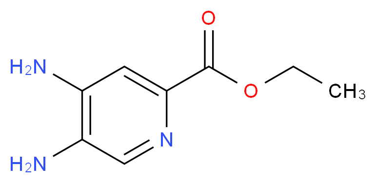 ethyl 4,5-diaminopicolinate_分子结构_CAS_1000783-11-8)