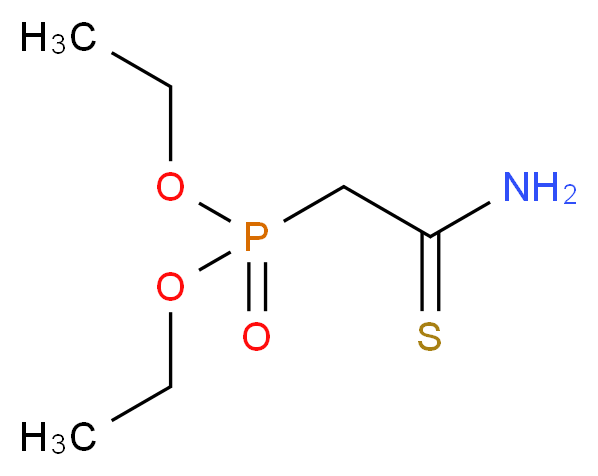 (2-氨基-2-硫氧乙基)膦酸二乙酯_分子结构_CAS_77679-10-8)