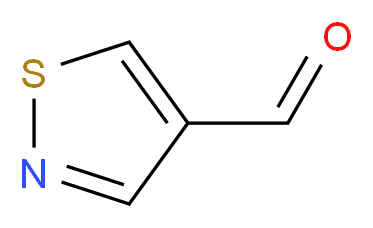 1,2-thiazole-4-carbaldehyde_分子结构_CAS_822-54-8
