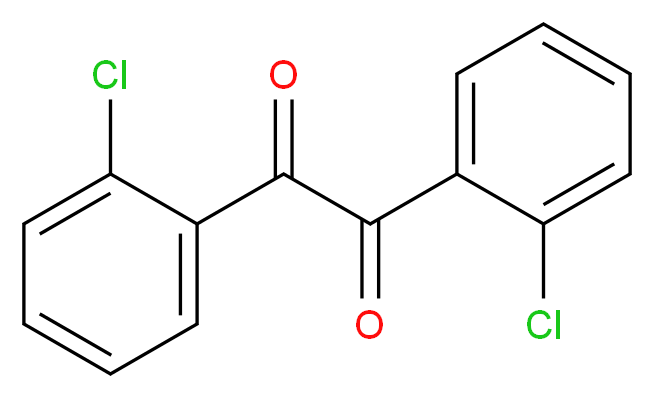 bis(2-chlorophenyl)ethane-1,2-dione_分子结构_CAS_21854-95-5