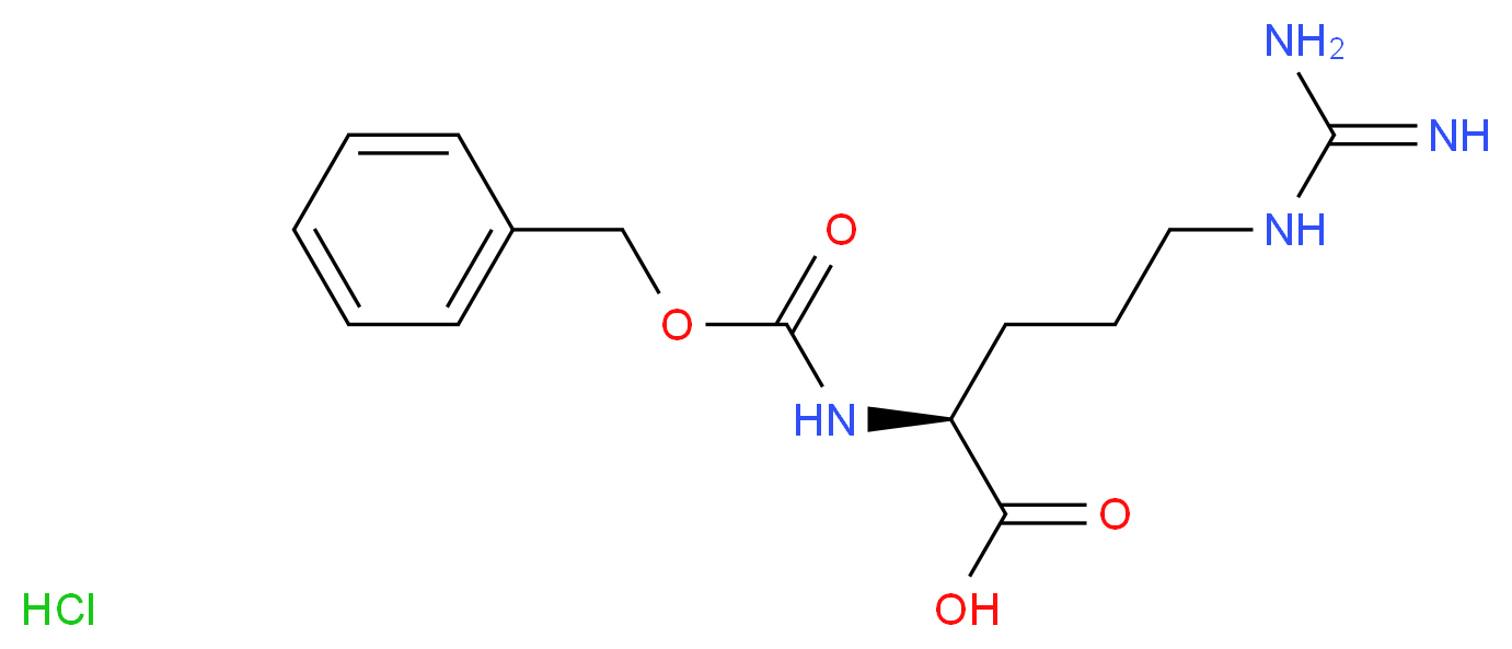 N-&alpha;-CBZ-L-ARGININE_分子结构_CAS_56672-63-0)
