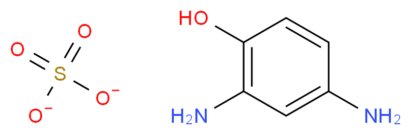2,4-DiaMinophenol sulfate_分子结构_CAS_74283-34-4)