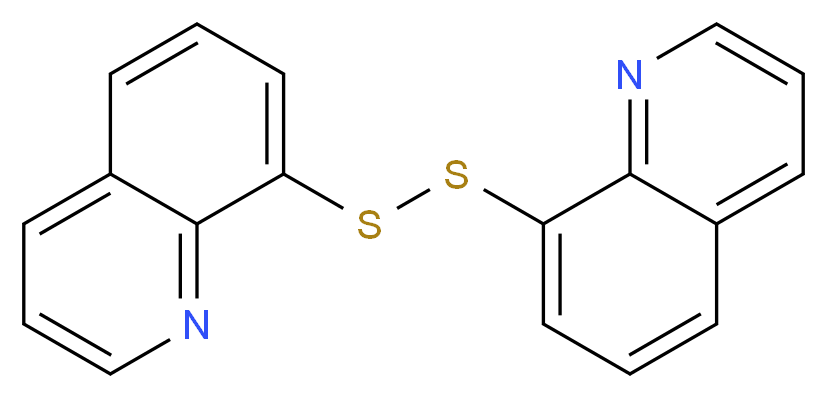 di(8-quinolyl) disulphide_分子结构_CAS_)