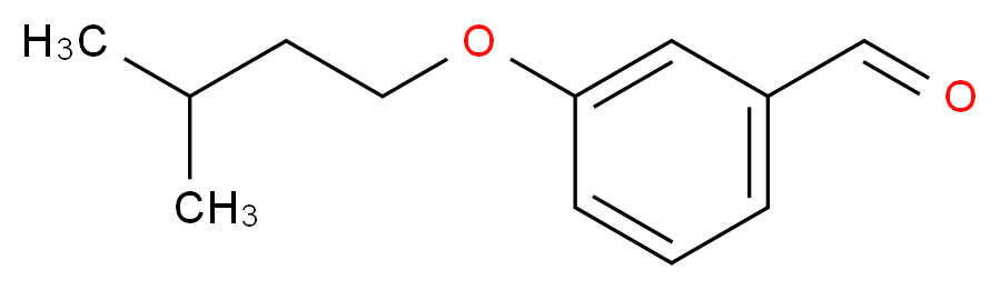 3-(3-methylbutoxy)benzaldehyde_分子结构_CAS_77422-25-4