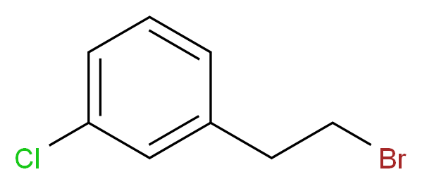 1-(2-bromoethyl)-3-chlorobenzene_分子结构_CAS_16799-05-6