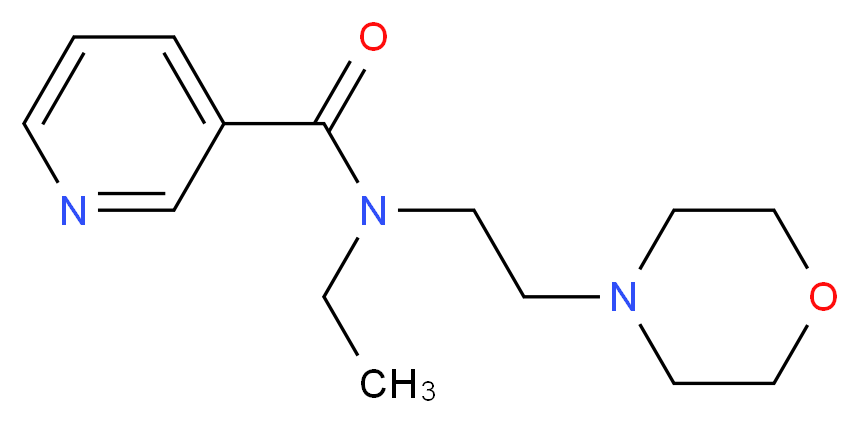 N-ethyl-N-(2-morpholin-4-ylethyl)nicotinamide_分子结构_CAS_)