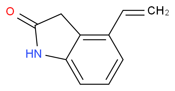 4-Ethenyl-1,3-dihydro-2H-indol-2-one_分子结构_CAS_120427-93-2)