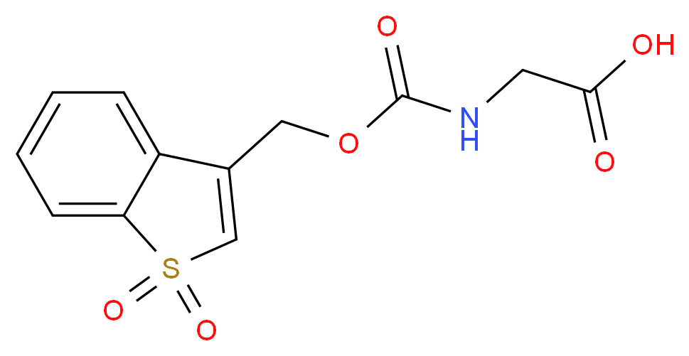 N-Bsmoc-甘氨酸_分子结构_CAS_197245-13-9)