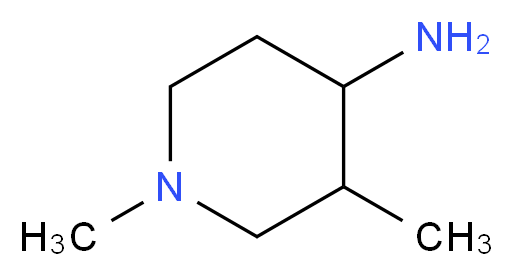 1,3-dimethylpiperidin-4-amine_分子结构_CAS_)