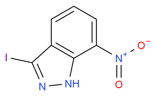 3-Iodo-7-nitroindazole_分子结构_CAS_864724-64-1)