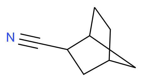 Bicyclo(2.2.1)heptane-2-carbonitrile_分子结构_CAS_2234-26-6)