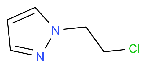 1-(2-Chloroethyl)-1H-pyrazole_分子结构_CAS_)