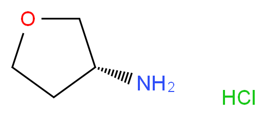 (3R)-oxolan-3-amine hydrochloride_分子结构_CAS_1072015-52-1