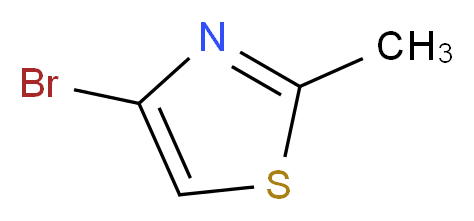 4-bromo-2-methyl-1,3-thiazole_分子结构_CAS_298694-30-1