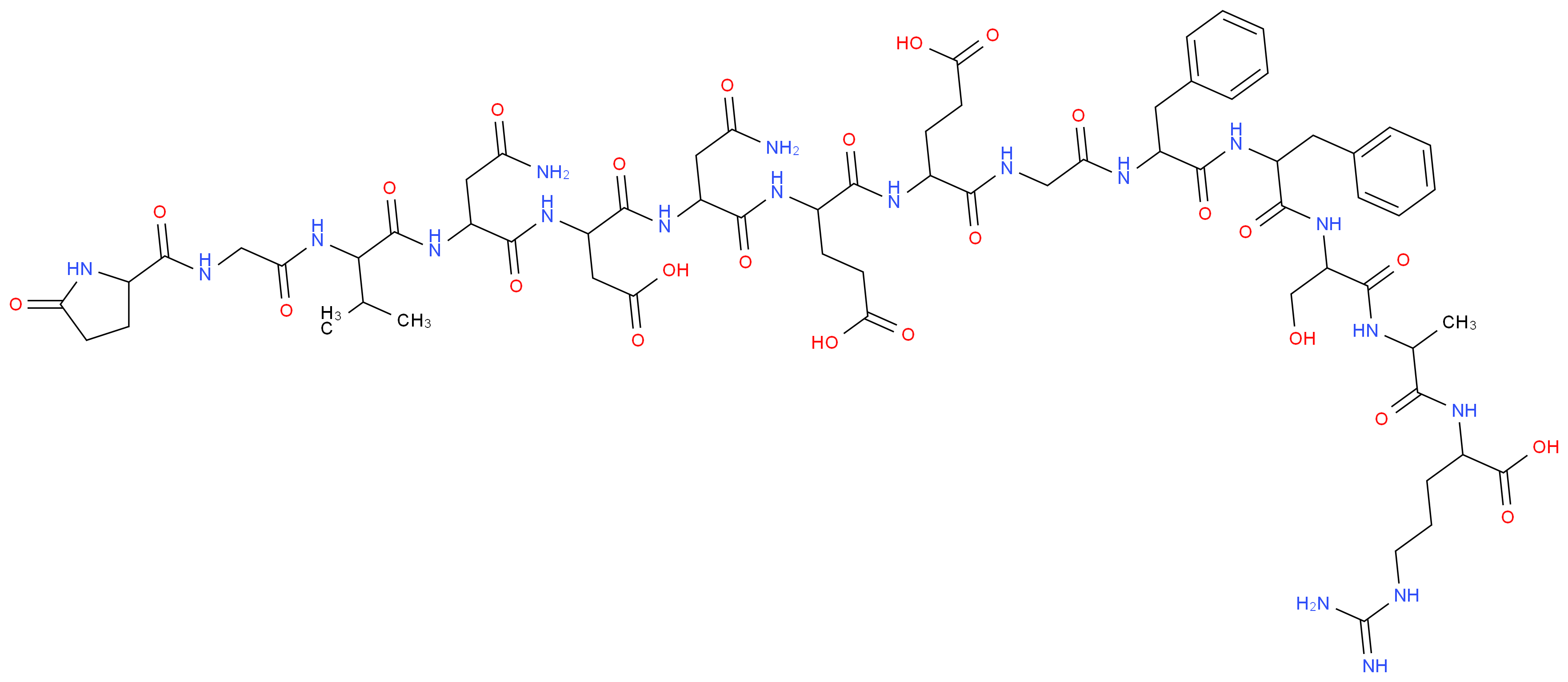 FIBRINOPEPTIDE B_分子结构_CAS_36204-23-6)