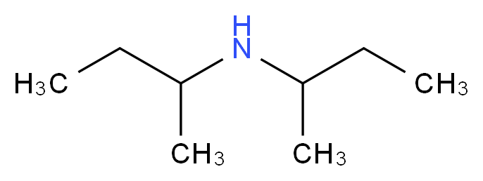 二仲丁胺, (+/-) +内消旋_分子结构_CAS_626-23-3)