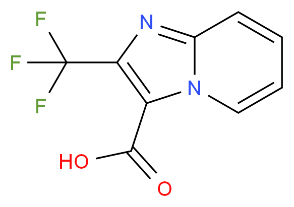2-(Trifluoromethyl)imidazo[1,2-a]pyridine-3-carboxylic acid_分子结构_CAS_73221-19-9)