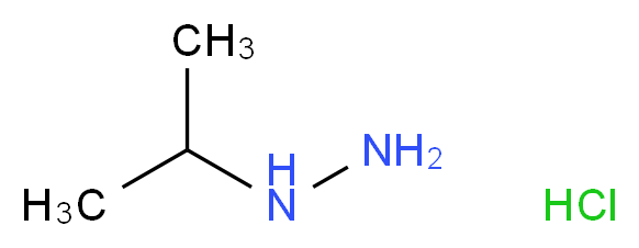 Isopropylhydrazine hydrochloride_分子结构_CAS_16726-41-3)