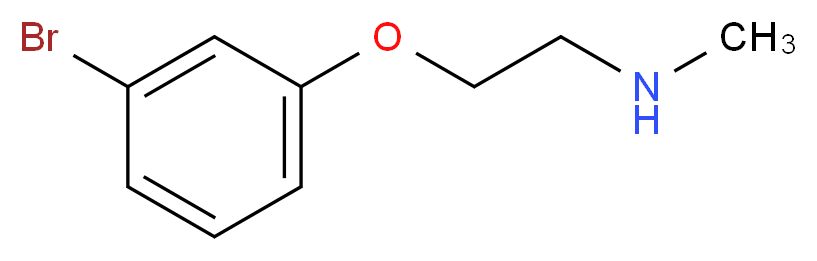 2-(3-bromophenoxy)-N-methylethanamine_分子结构_CAS_100607-15-6)