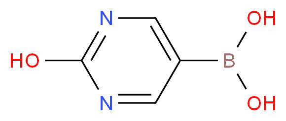 2-Hydroxypyrimidine-5-boronic acid_分子结构_CAS_373384-19-1)