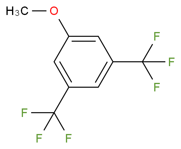 1-methoxy-3,5-bis(trifluoromethyl)benzene_分子结构_CAS_349-60-0