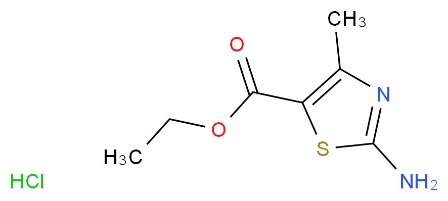 ethyl 2-amino-4-methyl-1,3-thiazole-5-carboxylate hydrochloride_分子结构_CAS_53266-92-5