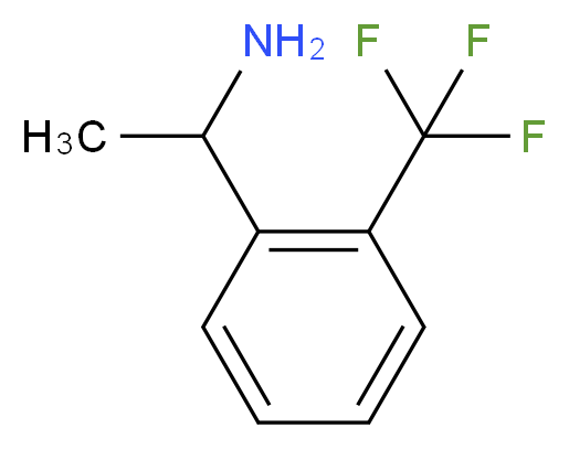 (RS)-1-[2-(Trifluoromethyl)phenyl]ethylamine 98%_分子结构_CAS_273384-78-4)