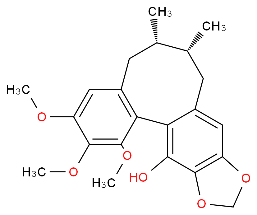 Gomisin M2_分子结构_CAS_82425-45-4)