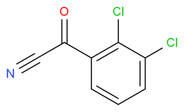 2,3-Dichlorobenzoyl cyanide_分子结构_CAS_)