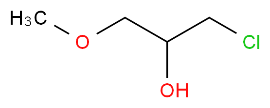 1-chloro-3-methoxypropan-2-ol_分子结构_CAS_4151-97-7