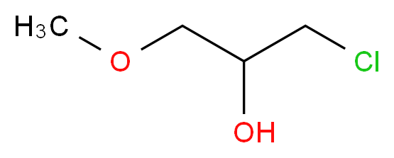 1-氯-3-甲氧基-2-丙醇_分子结构_CAS_4151-97-7)