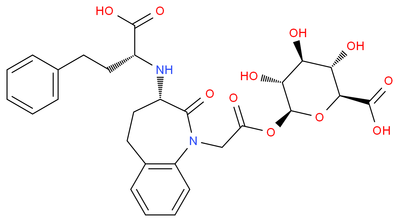 1'-epi-Benazeprilat Acyl-β-D-glucuronide_分子结构_CAS_1240792-52-2)