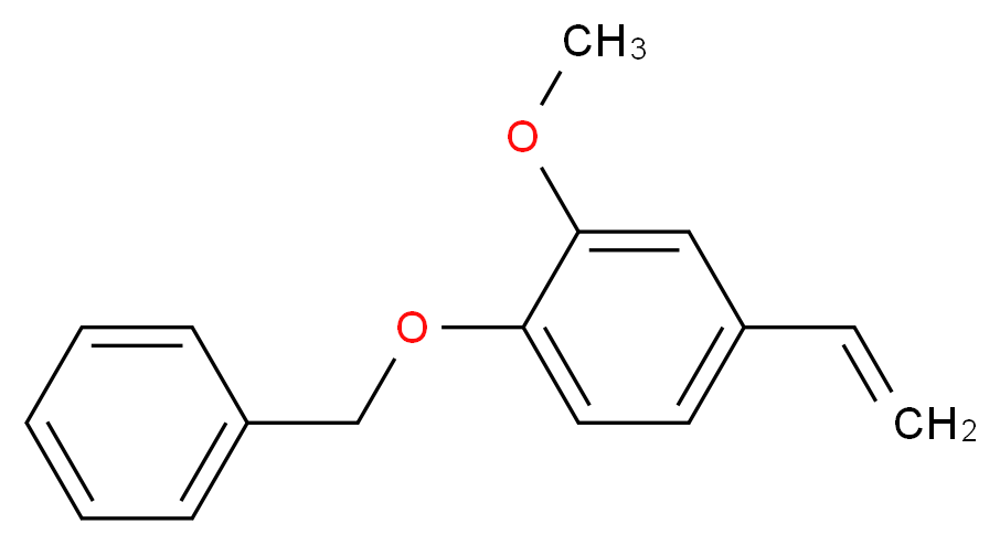 4-苄氧基-3-甲氧基苯乙烯_分子结构_CAS_55708-65-1)