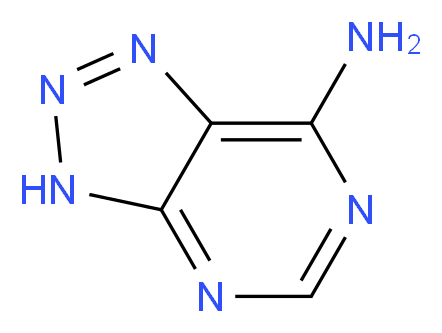 3H-[1,2,3]triazolo[4,5-d]pyrimidin-7-amine_分子结构_CAS_1123-54-2