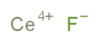 $l^{4}-cerium(4+) ion fluoride_分子结构_CAS_10060-10-3