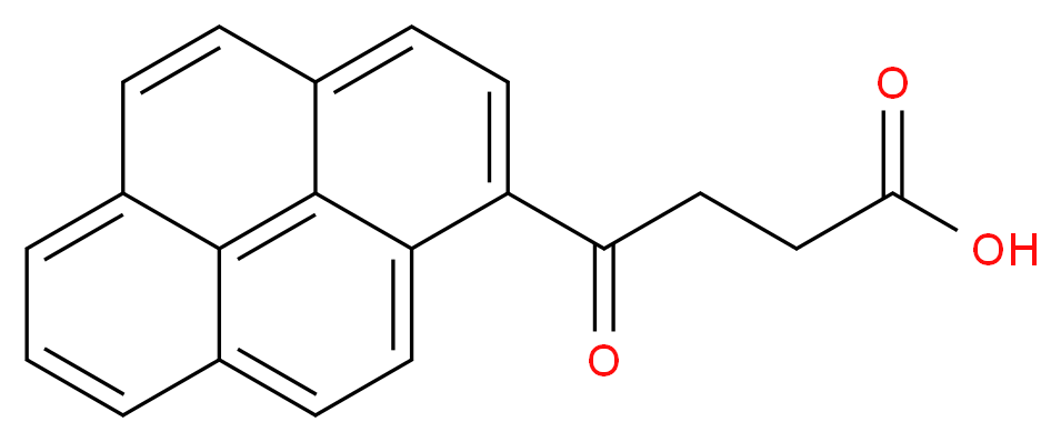 4-oxo-4-(pyren-1-yl)butanoic acid_分子结构_CAS_7499-60-7