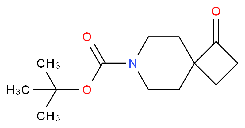 tert-butyl 1-oxo-7-azaspiro[3.5]nonane-7-carboxylate_分子结构_CAS_849203-60-7