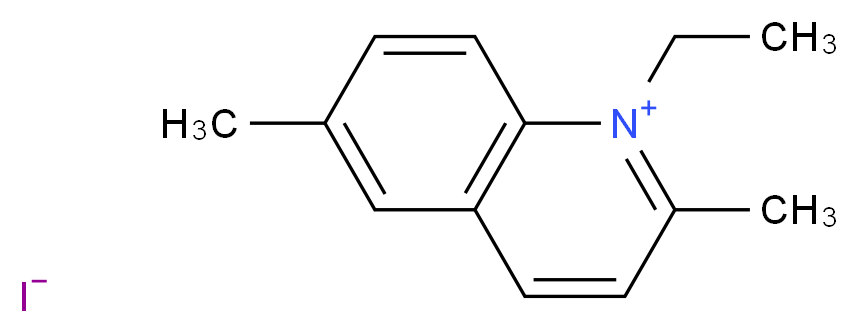 2,6-DIMETHYLQUINOLINE IODOETHYLATE_分子结构_CAS_606-93-9)