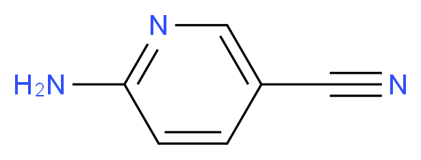 6-aminopyridine-3-carbonitrile_分子结构_CAS_4214-73-7