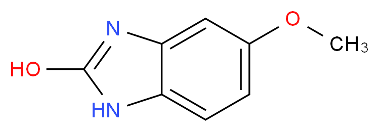 5-methoxy-1H-1,3-benzodiazol-2-ol_分子结构_CAS_2080-75-3